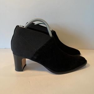 Sesto Meucci Black Leather Bootie Size 7M Italy